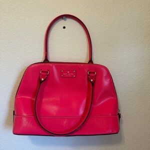 Large Kate Spade Vibrant Pink Satchel